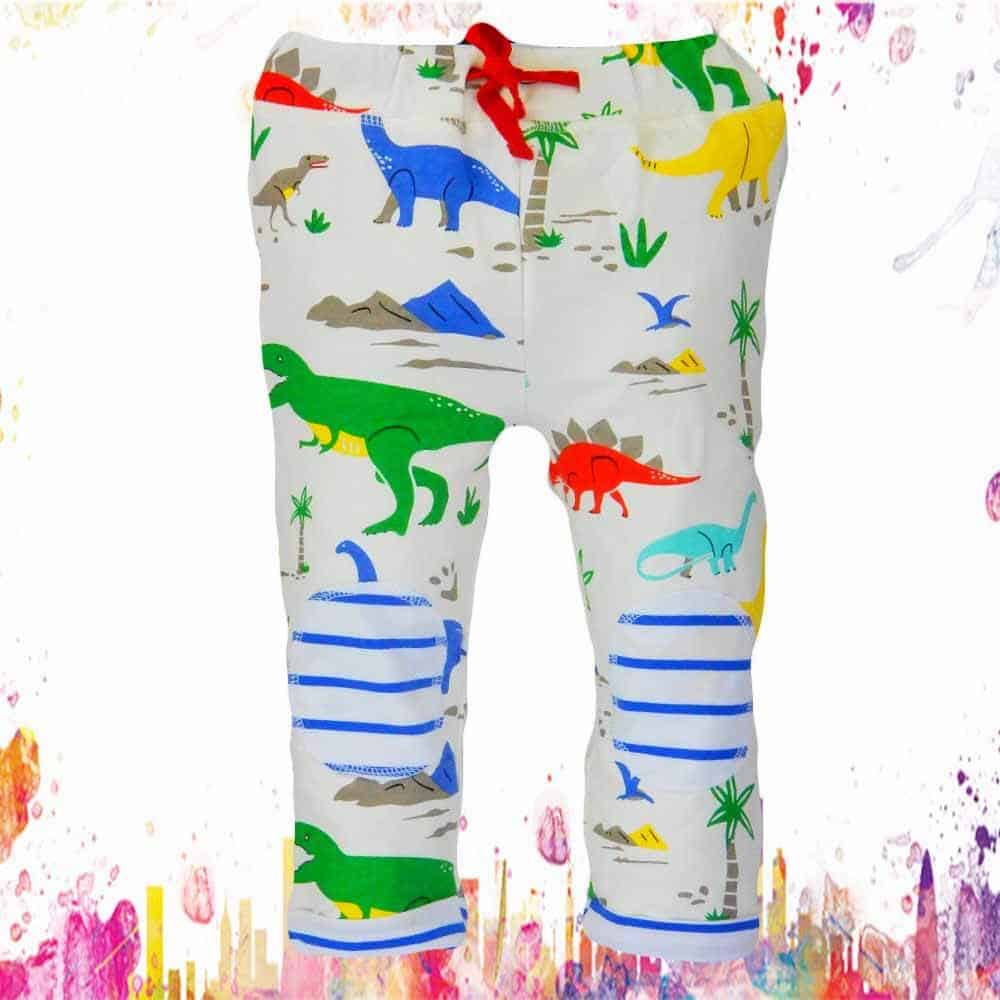 Pantaloni de trening pentru baieti cu Dinozauri colorati