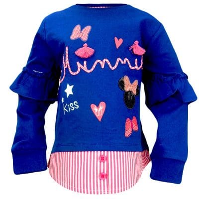 Bluza pentru fete cu Minnie Mouse