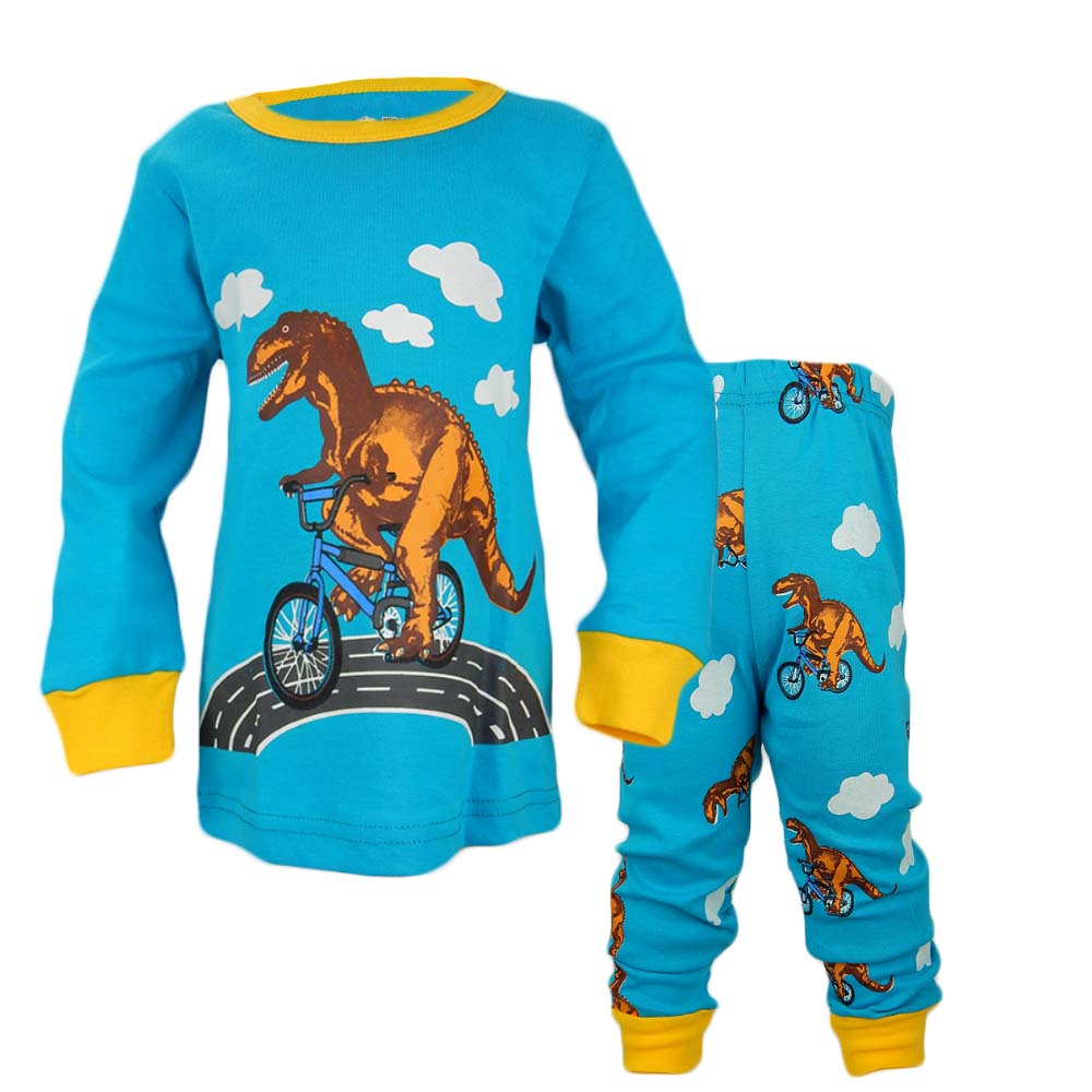 Pijamale pentru baieti cu dinozaur